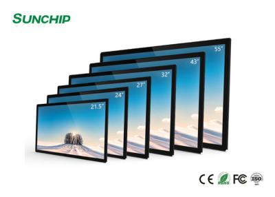 China Exhibición montada en la pared de la publicidad del LCD, 32