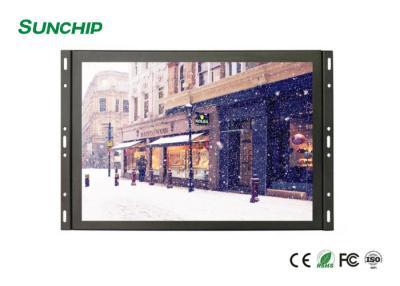 China Slim Design Industrial Open Frame Monitor Support All Video Audio Picture Formats for sale