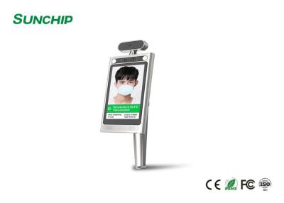 Chine Thermomètre d'infrarouge de reconnaissance des visages d'Android 5,1 de contrôle d'accès à vendre