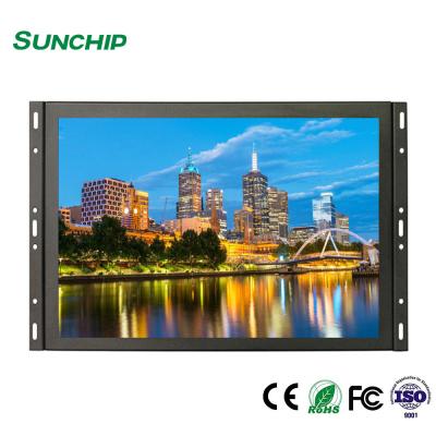 China 10.1 Inch High Brightness Open Frame Monitor Player Advertising Display for sale
