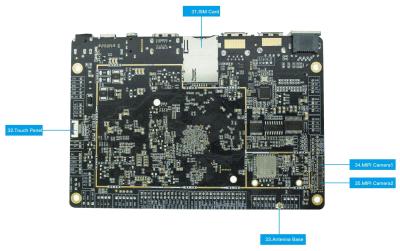 China China factory RK3399 Android mainboard 2GB/4GB RAM with EDP/LVDS/HD for sale