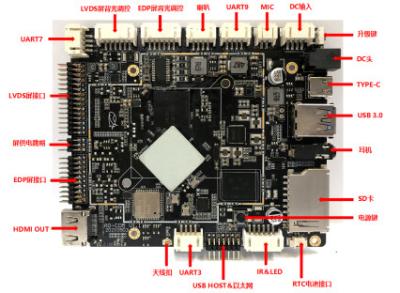 China Tablero quad-core del desarrollo de la placa madre RK3566 PCBA de la informática LVDS Android en venta