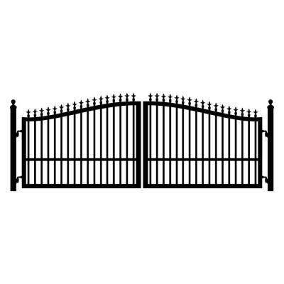 China Unclimbable Steel Metal Fence Gates Powder Coating 0.8m 1.0m 1.2m for sale
