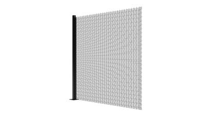 China Anti Cut High Security Mesh Fence Clear View Sliding Gate 358 Wire Anti Climb for sale