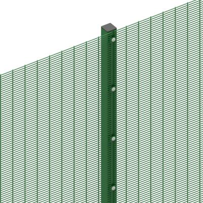 Китай Зеленый высокий уровень безопасности панелей сетки подъема Clearvu анти- гальванизировал сад утюга 358 продается