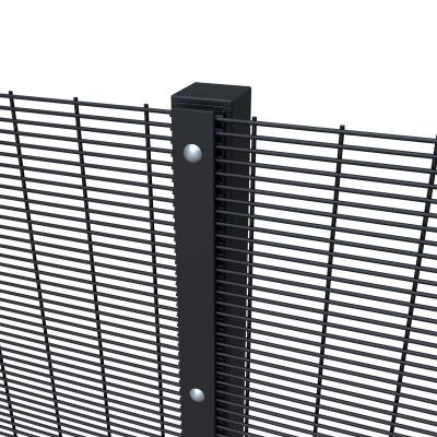 China Airport Metal 358 Security Mesh Panels Anti Climb High Security for sale