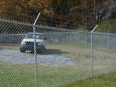 China PVC Coating Gi Chain Link Fence 8ft Height With 2in Mesh And 10ft Post Spacing for sale