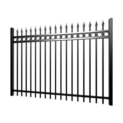 China Aluminum Iron Wrought Fence 4ft 5ft 6ft 8ft Metal Picket Ornamental Iron Garden Gate for sale