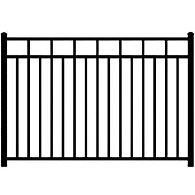 China 1.2mm-2.5mm 4 Foot Wrought Iron Fence For Home And Garden for sale
