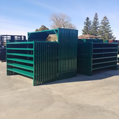 China Animal Farm Livestock Galvanized Pipe Corral Panels For Horse Cattle Cow Goat Sheep Deer for sale