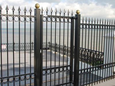 China Heavy Duty Iron Wrought Fence Hot Dipped Galvanized for sale