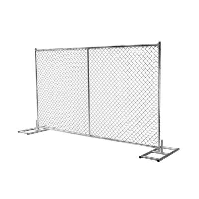 China Chain Link Construction Temporary Mesh Fence Panels for sale
