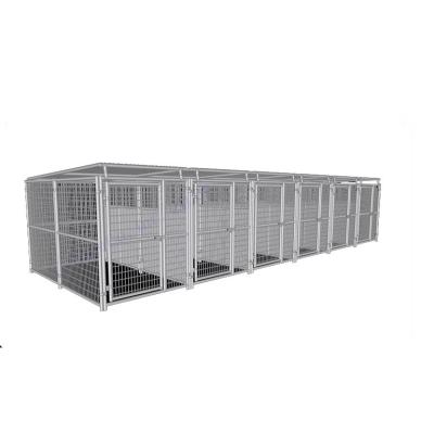 China Stackable Folding Heavy Duty Dog Kennel Large Aluminum for sale