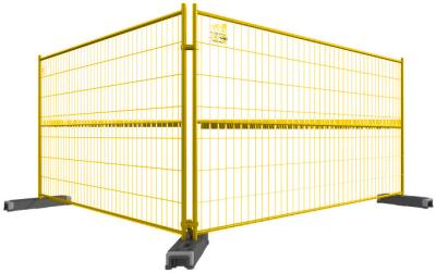China 6 x 10 vorübergehender Zaun Panel 50 x 50mm 2m Bau zu verkaufen