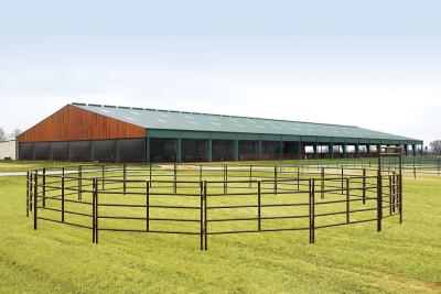 China Livestock Cattle Corral Fence Gate 6ft X 12ft Heavy Duty Horse Round Pen Panels for sale