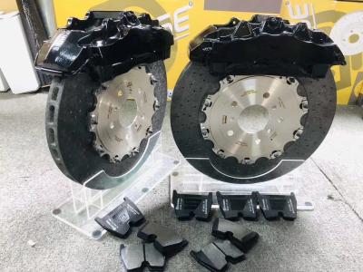 China OEM Black 8 Pot Brakes Caliper 355x32mm Disc Rim 18In Wheel for sale