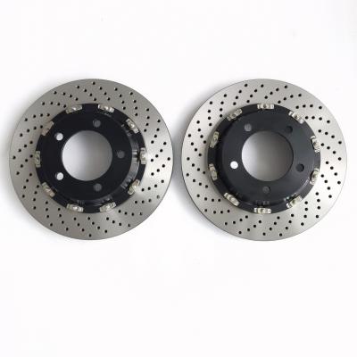 China Jekit Auto Brake Discs 380*34mm Drilled Brake Rotor For LX570 for sale