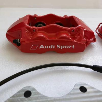 中国 Audi A1の前部のための赤いGT4ブレーキ カリパス ブラケット ブレーキ ライン 販売のため