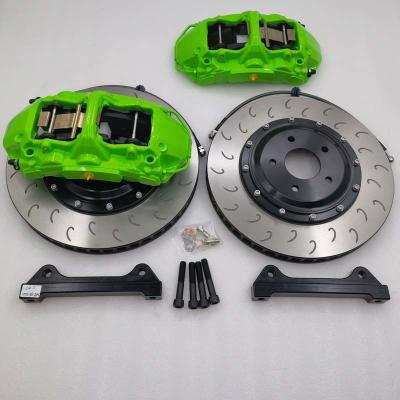 China Alloy Cast 6 Pot Brake Kit Green Caliper 362*32mm J Hook Disc For Mazda CX5 for sale