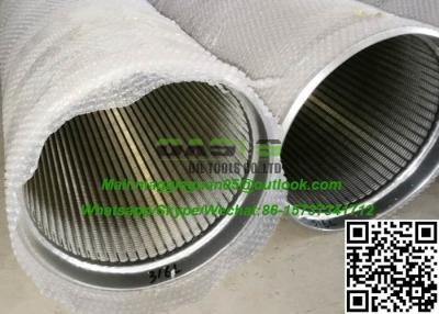China Oasis Supply Continuous slot wire wrapped johnson type wedge wire well screens for sale