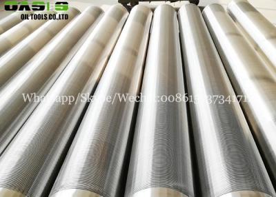 China 168mm stainless steel Water Filter Well Screen Slot with Thread/Plain/Weld Ends Connection for Drilling for sale