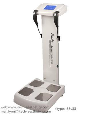 China Professional bmi body fat analyzer with printer in built 2017 New Brand 8 point contact electrode BIA body composition for sale