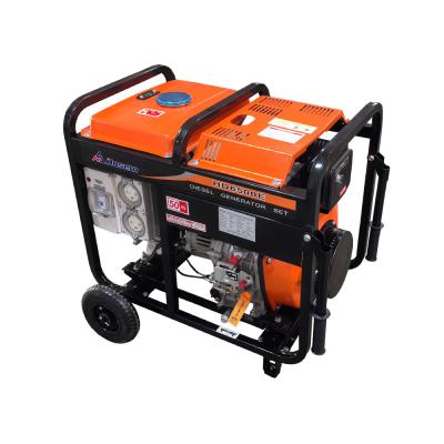 China 5.5kw Emergency Home Power Generator Portable 1 Phase for sale