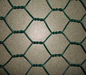 Китай низкоуглеродистая пластиковая покрытая мелкоячеистая сетка, HH гальванизировала шестиугольное плетение провода продается