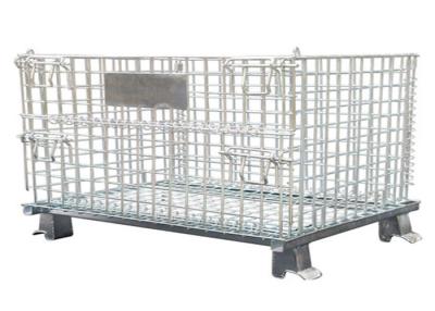 China SGS Stainless Steel Mesh Container , Warehouse Wire Mesh Storage Bins for sale