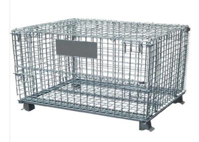 China 6mm Wire Mesh Container , 304 ss Warehouse Wire Container for sale