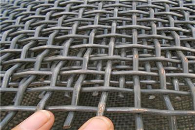 China 2 Mesh Crimped 201 Stainless Steel Woven Wire Mesh for sale