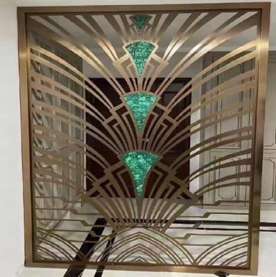 中国 装飾レーザーはプライバシー スクリーンの装飾的な金属の壁のディバイダーを切った 販売のため