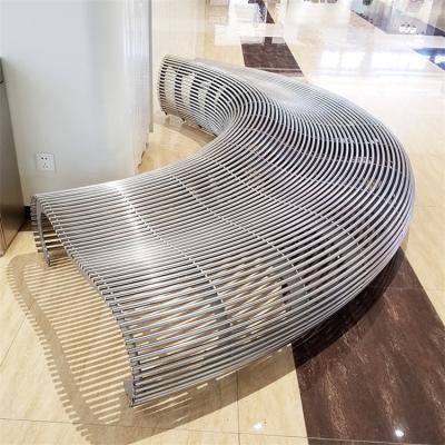 中国 ステンレス鋼のベンチの彫刻の屋外の金属のベンチの全天候用使用 販売のため