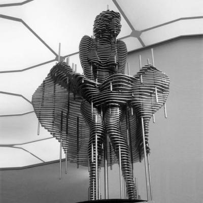 China Marilyn Monroe Sculpture Metal Woman Statue de acero inoxidable en venta