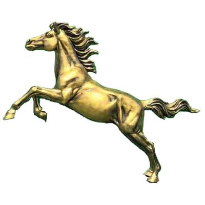 China Outdoor Decorative Metal Sculpture Life Size Bronze Horse Matte Finish for sale