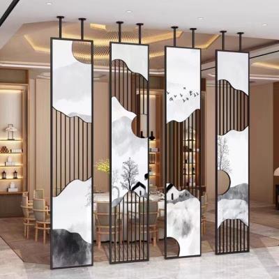 China Art Privacy Laser Cut Decorative Metal Panels Hairline Metal Privacy Wall for sale