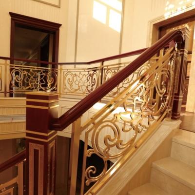 China Villa Stainless Steel Banister Home Staircase Stainless Steel Railing for sale