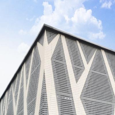 Chine Feuillard perforé décoratif en métal de mur de panneaux de coupe perforée en aluminium de laser à vendre