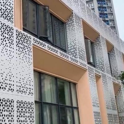 China Aluminum Metal Curtain Wall Architectural Perforated Metal Panels for sale