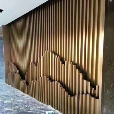 China Los paneles de acero inoxidables del tabique del metal del fondo de la división del sitio en venta