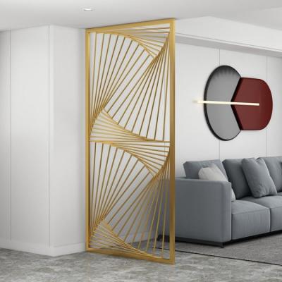 China Personalized Decorative Metalwork Laser Cut Metal Room Divider For Living Room for sale