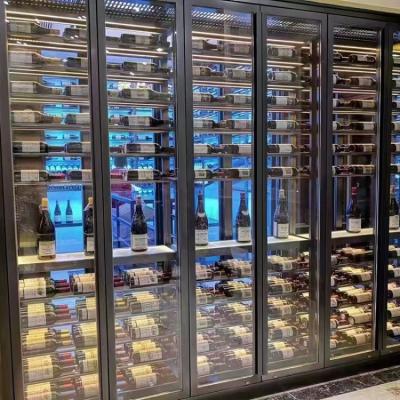 China Refrigerador de vinho 304 inoxidável com controle da temperatura e de umidade à venda