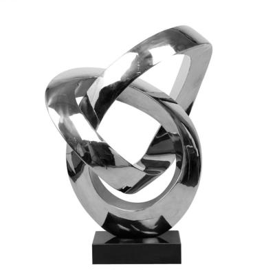 China Metal Artistic Abstract Sculpture Stainless Steel Statue Height 2500mm à venda