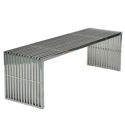 China All-Metal Stainless Steel Bench Anti-Corrosion And Durable Outdoor Bench à venda
