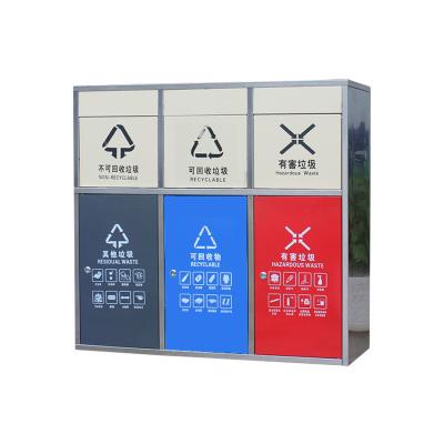 China Fire Resistant Trash Bin Cheap Low Price Stainless Steel Trash Bin for sale