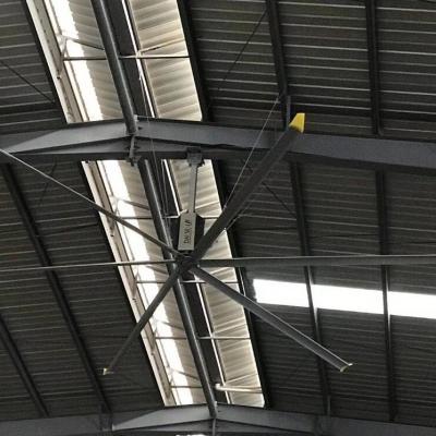 China 1.5kw fan de techo de alta velocidad fresca natural de la refrigeración por aire HVLS en venta