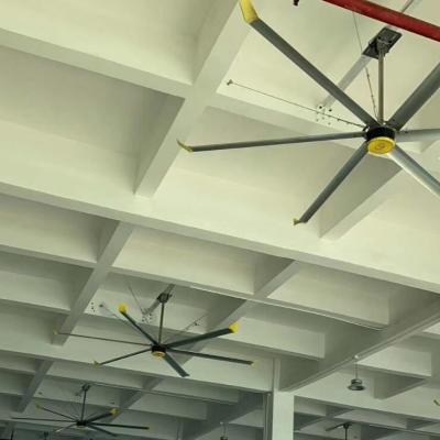 China Natural Breeze System with Large Industrial HVLS Ceiling Fan for sale