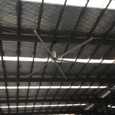 中国 18ftの企業の倉庫の研修会換気のためのPmsmの大量および低速天井に付いている扇風機 販売のため