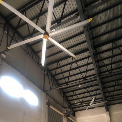 China Ceiling Fan Mounting 5.0m 16FT BLCD Motor HVLS Ventilator for Large Warehouses for sale