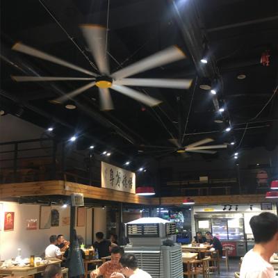 Chine 2.4m Industrial Brushless Electric Ventilation Fan for Warehouse Outer Rotor HVLS Fan à vendre